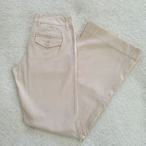 Gap wide leg beige khakis Y2K